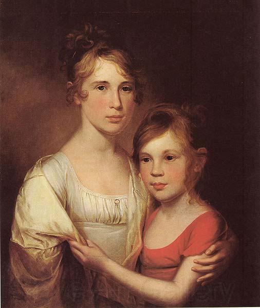 James Peale Anna and Margaretta Peale Norge oil painting art